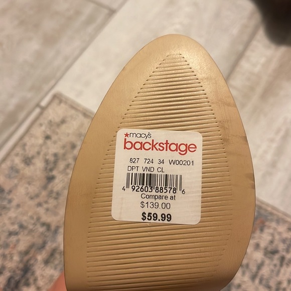 Brown Suede High Heel Boots - Picture 2 of 3